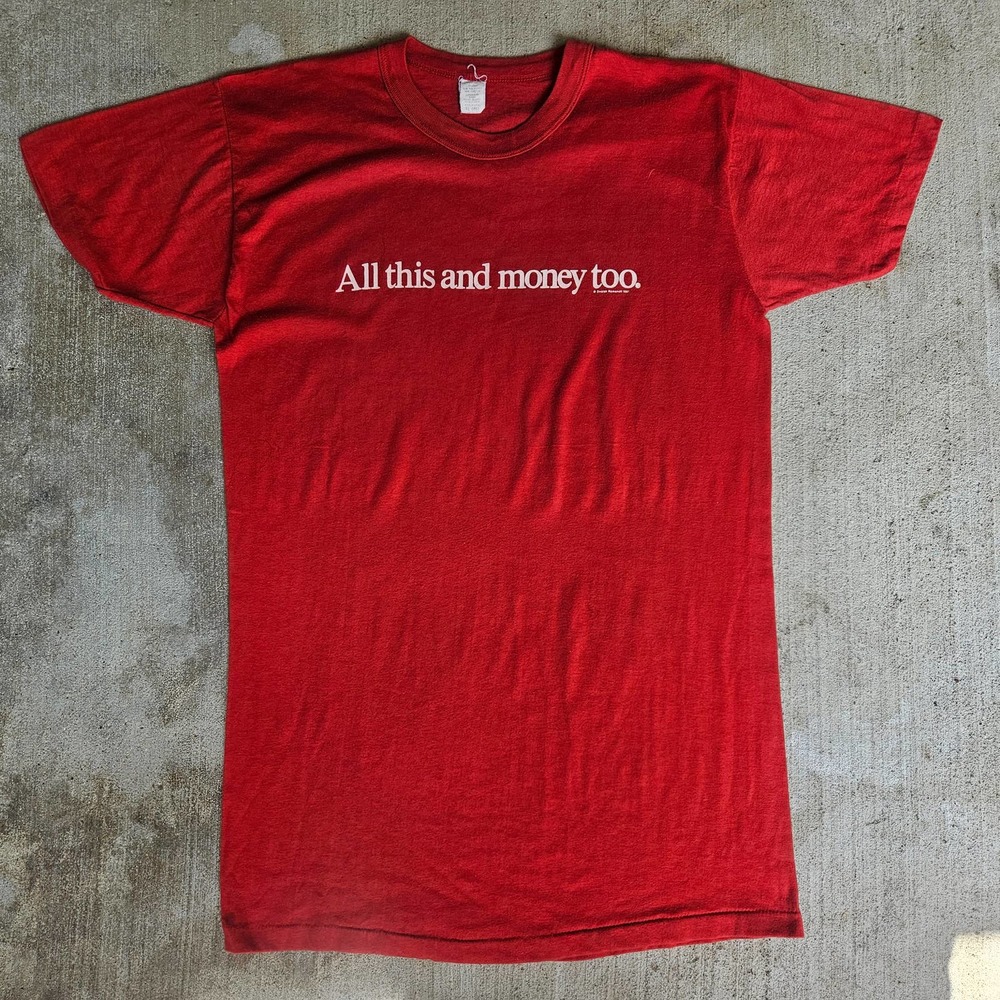 80S Swatek Romanoff All this and money too Shirt Sz XL